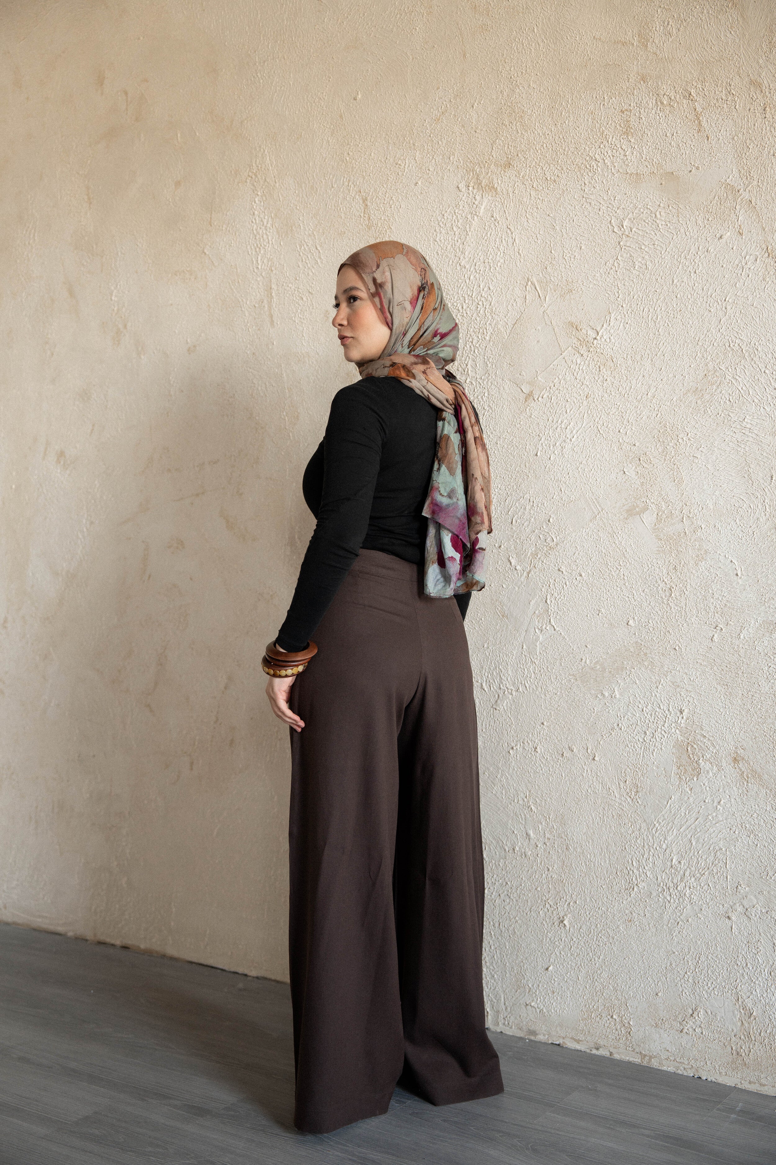 Falp Pants-Chocolate Brown