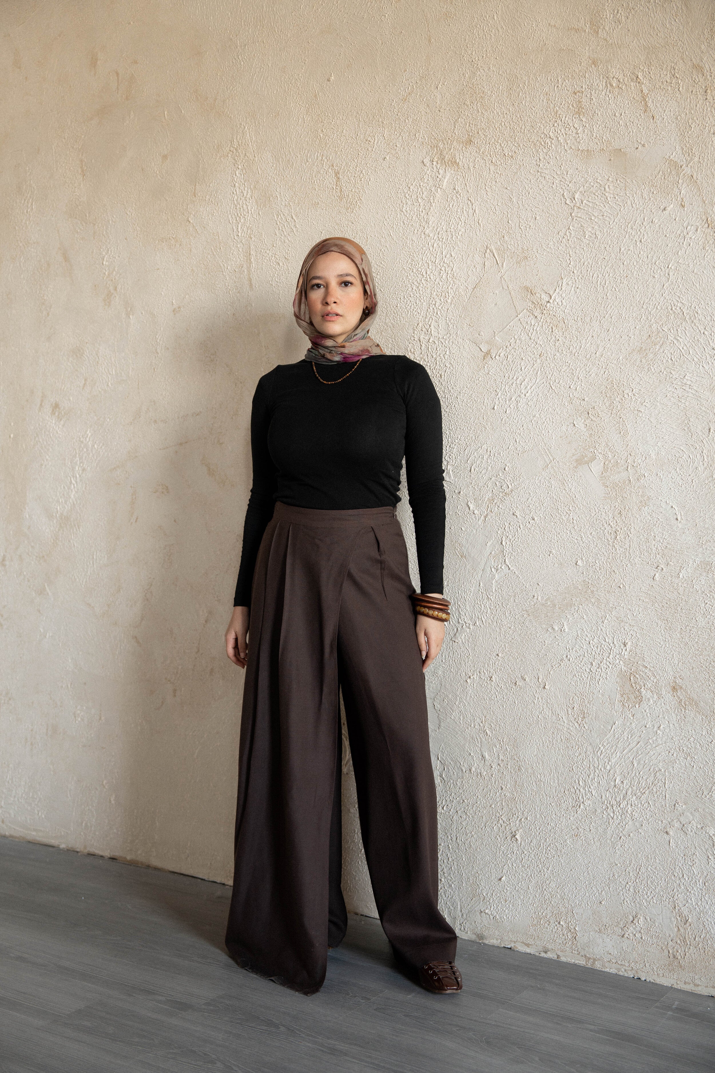Falp Pants-Chocolate Brown