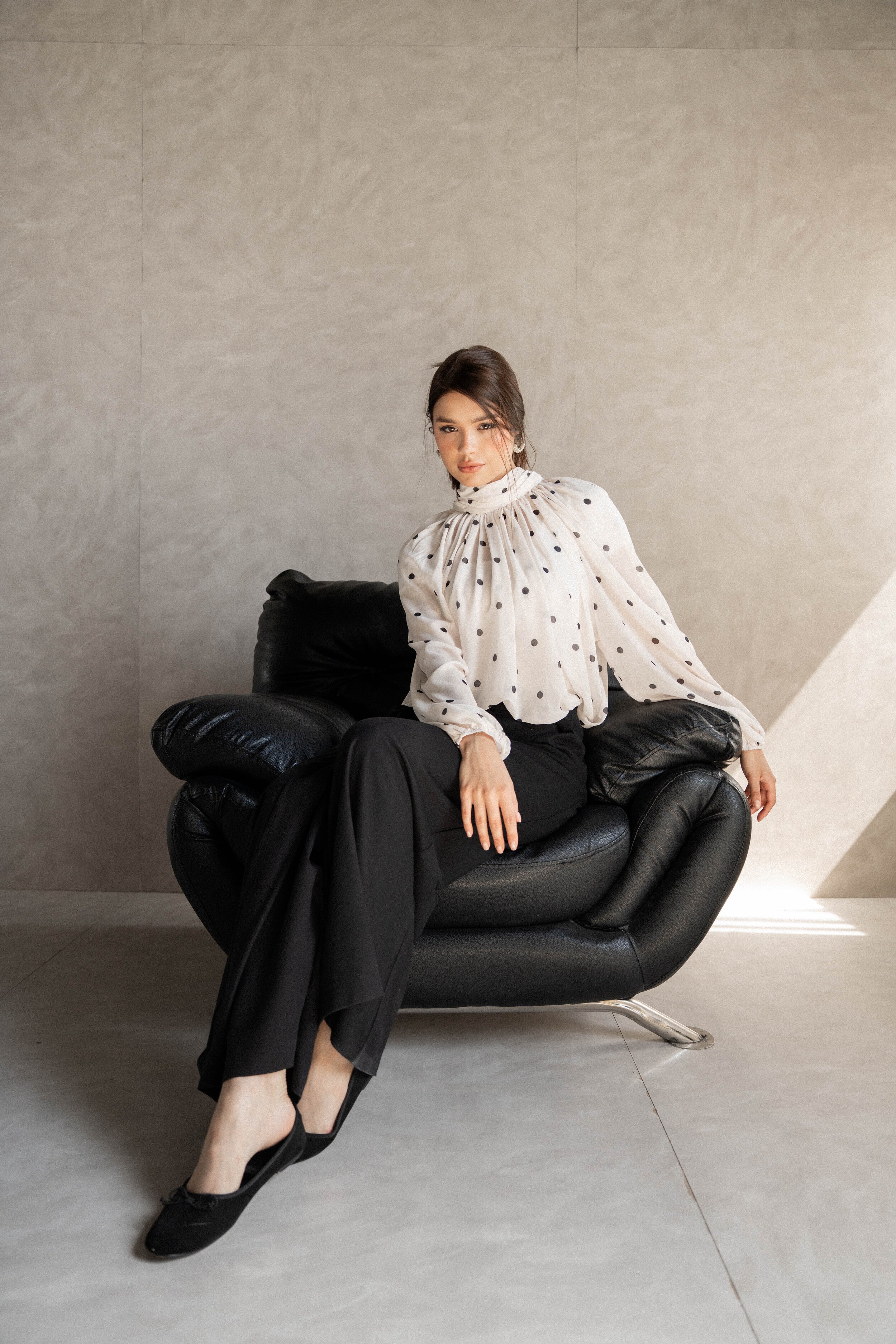 Dottie blouse-white