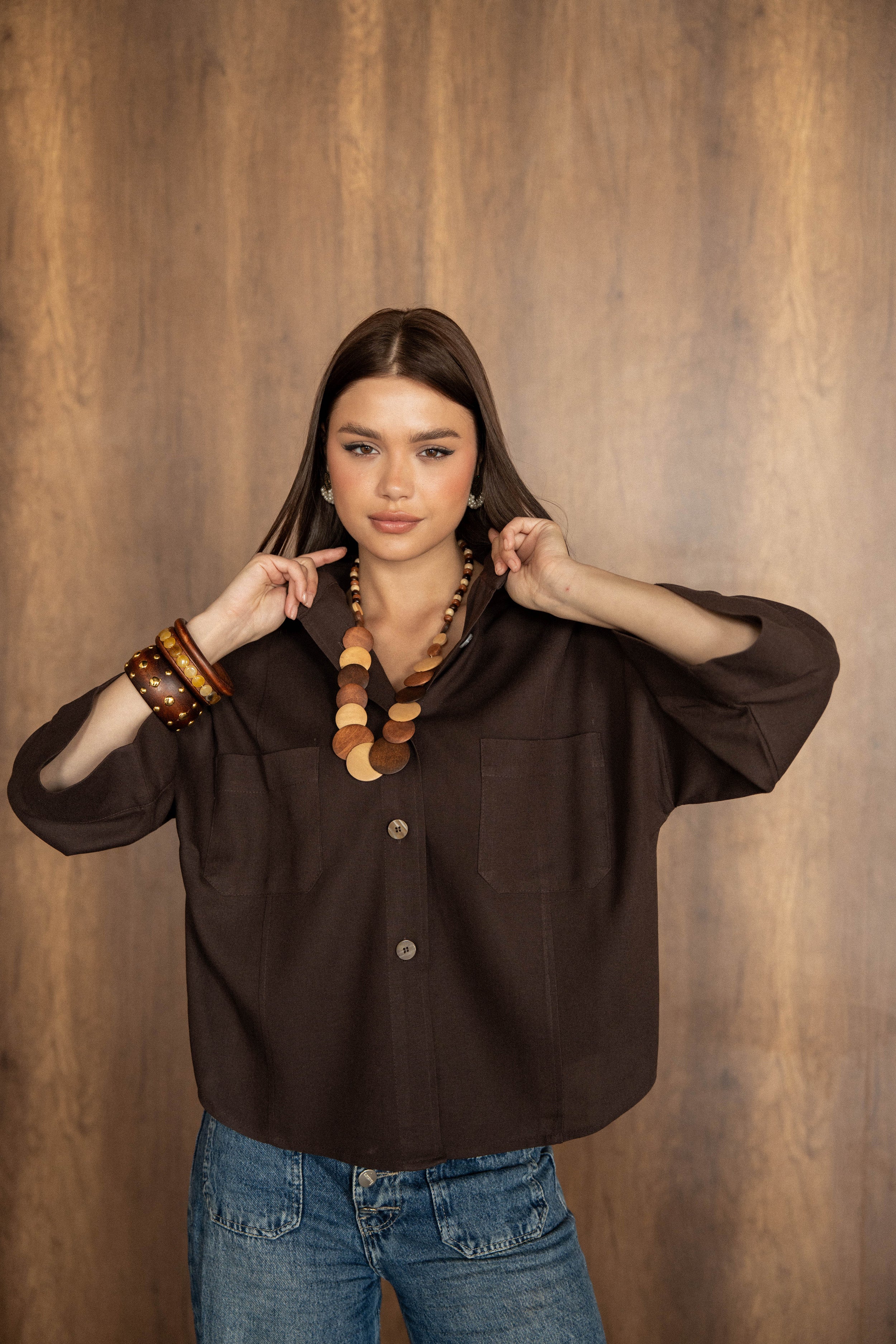 Every Day Shirt-brown